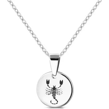 Přívěsek Šperky4U Personalizovaný ocelový náhrdelník znamení horoskopu ŠTÍR - RT2000-09