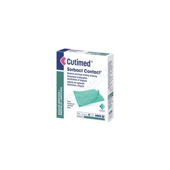 Zdravotnický materiál Cutimed Sorbact Contact antimikrobiotické krytí přířez rozložený rozměr 11x15cm 5ks