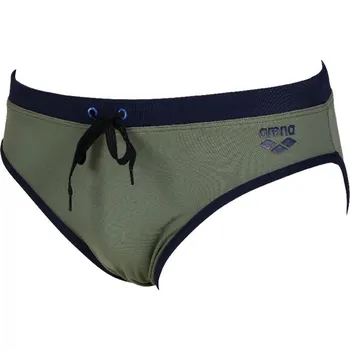 Pánské plavky Arena Swim Brief Fundamentals Borders Army Navy Medium
