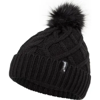 Kšiltovka Gelert Cable Knit Beanie Womens Black Ladies