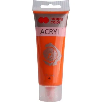 Speciální výtvarná barva Akrylová barva 75ml, Oranžová, Happy Color 4