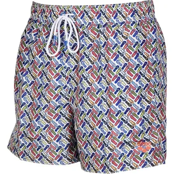 Pánské plavky Arena Beach Shorts Allover White Multi 2X Large