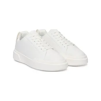 Dámské tenisky Calvin Klein Sneakersy Chunky Cupsole Laceup Lth Bt Aop HM0HM02070 Bílá 46