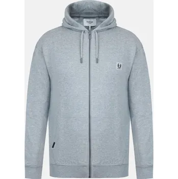 Pánská mikina Firetrap Zip Hoodie Grey Marl L