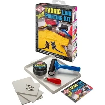 Speciální výtvarná barva Essdee Fabric Lino Printing Kit Sada na grafické techniky