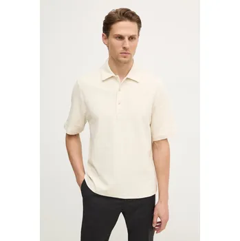 Pánské tričko Bavlněné polo tričko Filippa K 31560.FK béžová 01X, vel. M