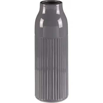 Váza Váza keramická - glazovaná, šedá - HB503 GREY-L
