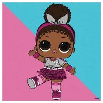 Set školních potřeb Malowanie po numerach - "L.O.L Surprise! Game on