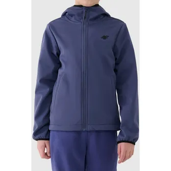 Chlapecká bunda Chlapecká softshellová bunda 4F velikost 164 denim