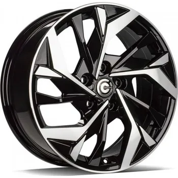 Alu kolo Carbonado Alu Kola Carbonado SONIC 7x17 5x114.3 ET40 Black Front Polished 73.1