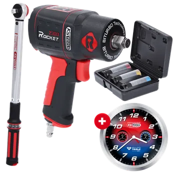 KS TOOLS 1/2" Pneumatický rázový utahovák ROCKET II - Promo SADA