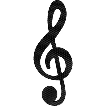 Dětská zábrana Dekorace NOTY Tvar not: Houslový klíč