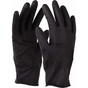Pracovní rukavice Rukavice nitrilové 10 černé 50/500 - S-76349