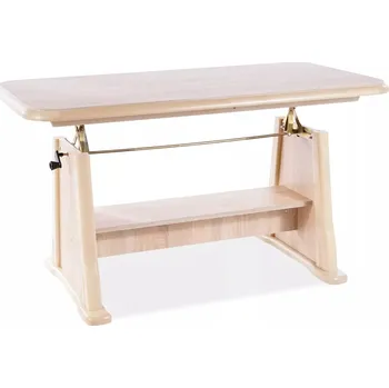 Konferenční stolek Rozkládací konferenční stolek Beata z masivu dub sonoma