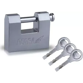 Visací zámek DEDRA 11U142 třmenový visací zámek 70mm