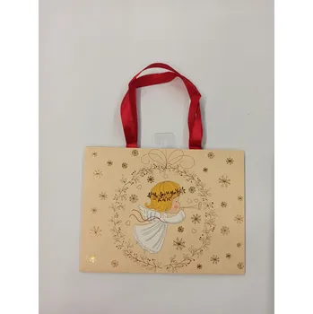 Dárková taška Dárková taška - 23x17x10 cm - Vánoční - Andílek