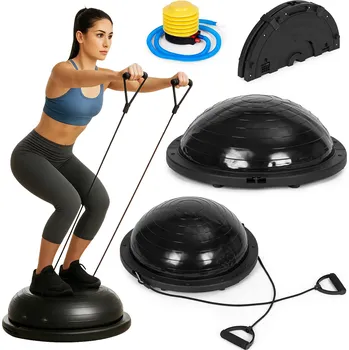 Balanční plošina s expandéry poloviční balanční trenažér + pumpa ModernHome