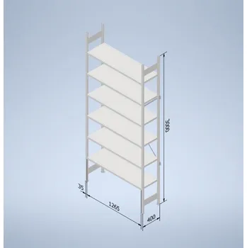 Prodejní regál Stowshelf 3000/400 x 1300 základní pole