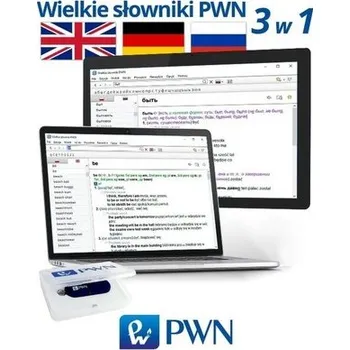 Wielki multimedialny słownik PWN 3w1 angielski niemiecki rosyjski