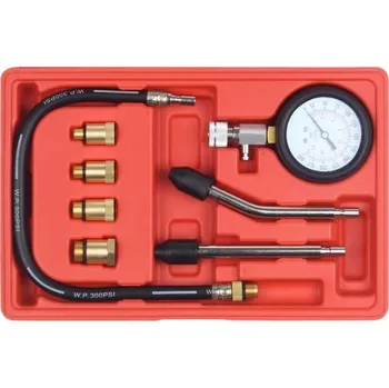 Tlakový tester komprese Benzín + 6 koncovek