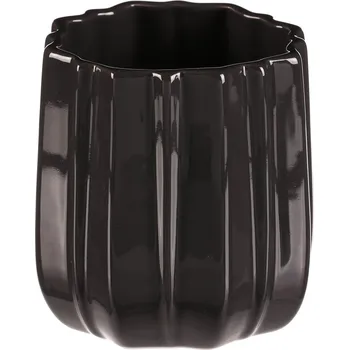 Váza Váza keramická - glazovaná, šedá antracitová - HB505 ANT-S