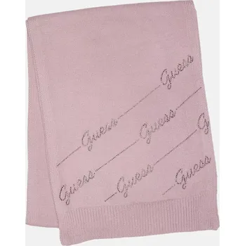 Šála GUESS šála Scarf Rhinestone fialová