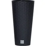 PROSPERPLAST Prosperplast Květináč RATO TUBUS s vkladem 40 cm - barva: antracit