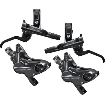 Komponent pro jízdní kolo Shimano DEORE BL-M6100+BR-M6120 set kotoučových brzd, FRONT+REAR