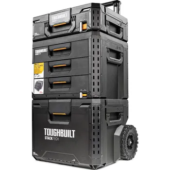 TOUGHBUILT StackTech® Sada pojízdných boxů na nářadí TB-B2S3-B-70R