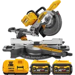 DEWALT 54V XR FLEXVOLT Aku pokosová pila, kotouč 250 x 30 mm, 2x 6,0 Ah DCS727T2-QW