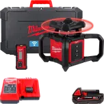 MILWAUKEE M18RLOH600-201C M18 Rotační laser 600 m, červený, 1x 2,0 Ah 4933493191