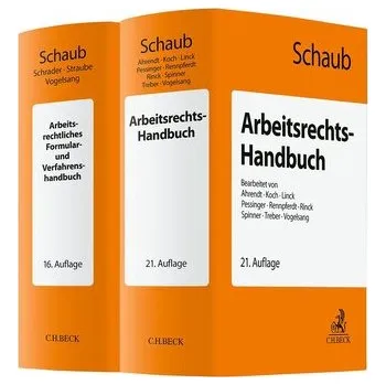 Arbeitsrechts-Handbuch und Arbeitsrechtliches Formular- und Verfahrenshandbuch [DE] (2025, Brožovaná, C.H. Beck)