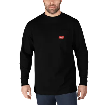 MILWAUKEE Heavy-Duty™ Pracovní tričko, dlouhý rukáv "XL"- černá