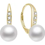 Olivie Stříbrné náušnice PERLA GOLD 7424 Ag 925; ≤3,2 g.