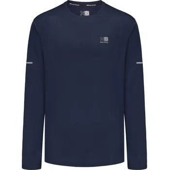 Pánské tričko Karrimor Long Sleeve Run pánské tričko Navy S