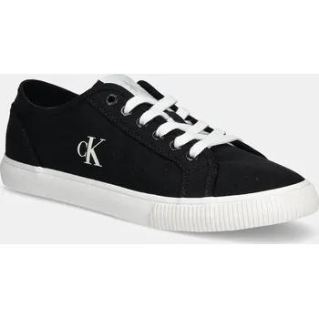 Pánské tenisky Tenisky Calvin Klein Jeans ESS VULC LOW MG CANVAS černá barva, YM0YM01209 99X, EUR 46