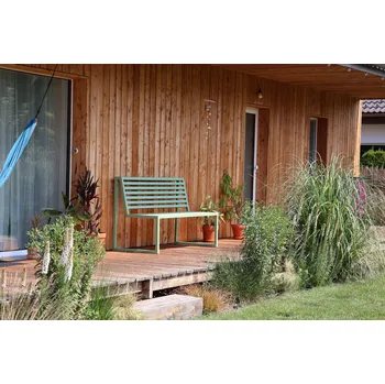 Zahradní lavice Zahradní lavice Urbano Barva konstrukce: VÍNOVÁ ČERVENÁ (RAL3005), Délka konstrukce: 1000 mm