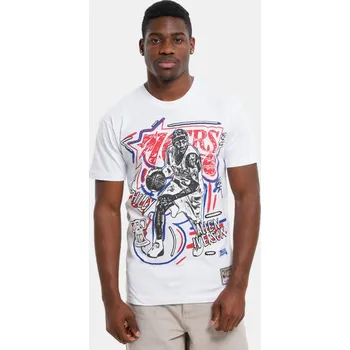 Pánské tričko Mitchell & Ness NBA CHALKED UP TEE 76ERS ALLEN IVERSON Velikost oblečení: L
