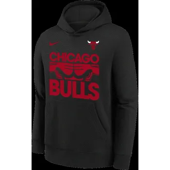 Pánská mikina Dětská Nike Club Courtside Bulls PO Hoodie Velikost oblečení: XL