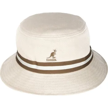 Kšiltovka Kangol Kangol Stripe Bucket Hat Beige Medium
