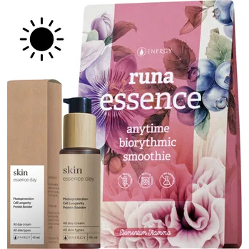 Pleťový krém Energy Skin essence day + Runa essence KLUBOVÁ CENA: jsem členem (číslo zák. karty uveďte do poznámky pro prodejce)