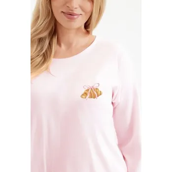 Dámské pyžamo Dámské pyžamo Taro Tori - 7/8 nohavice Světle růžová L