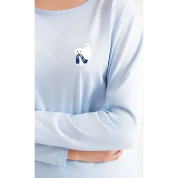 Dámské pyžamo Dámské pyžamo Taro Zola Světle modrá L