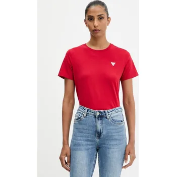 Dámské tričko Tričko Guess Jeans dámské, fialová barva, W4YI10 J1314 W4YI10.J1314 33C, vel. S