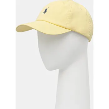 Módní doplněk Bavlněná baseballová čepice Polo Ralph Lauren, ONE SIZE, žlutá, 11A