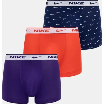 Boxerky Boxerky Nike 3-pack 000PKE1008 červená 33C, vel. M