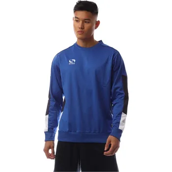 Pánský svetr Sondico Performance Crew Sweatshirt Royal/Navy/Whit L