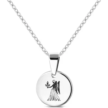 Přívěsek Šperky4U Personalizovaný ocelový náhrdelník znamení horoskopu PANNA - RT2000-11