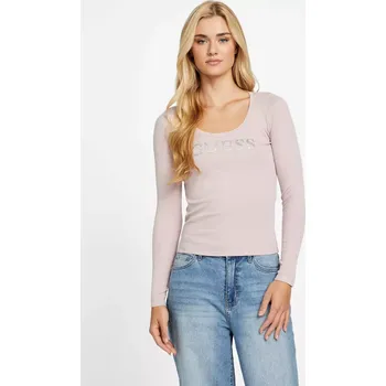 Dámské tričko GUESS módní top Pepper růžový XS