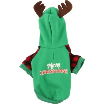 Obleček pro psa Huhubamboo vánoční obleček zelený S 25 cm